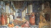 Fra Filippo Lippi The Celebration of the Relics of St Stephen and Part of the Martyrdom of St Stefano France oil painting artist